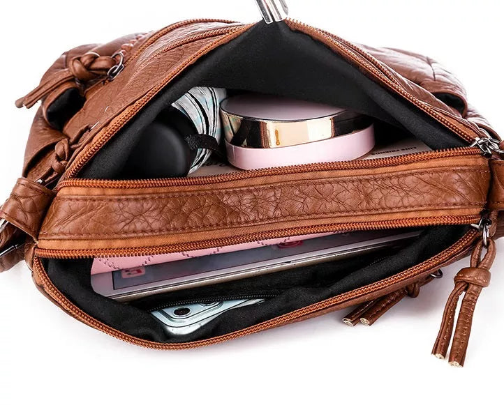 AVA - 軟皮革肩背包