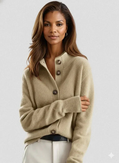 索非亞 - 鈕扣開襟毛衣